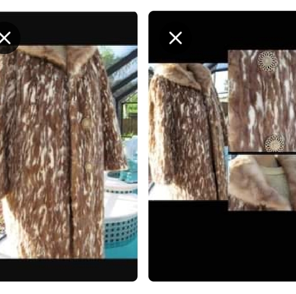 GLAMOUR ~VINTAGE HAZEL EMBA MINK FUR FULL LENGTH COAT~MINK COLLAR SIZE:LG-XLARGE - Picture 11 of 16